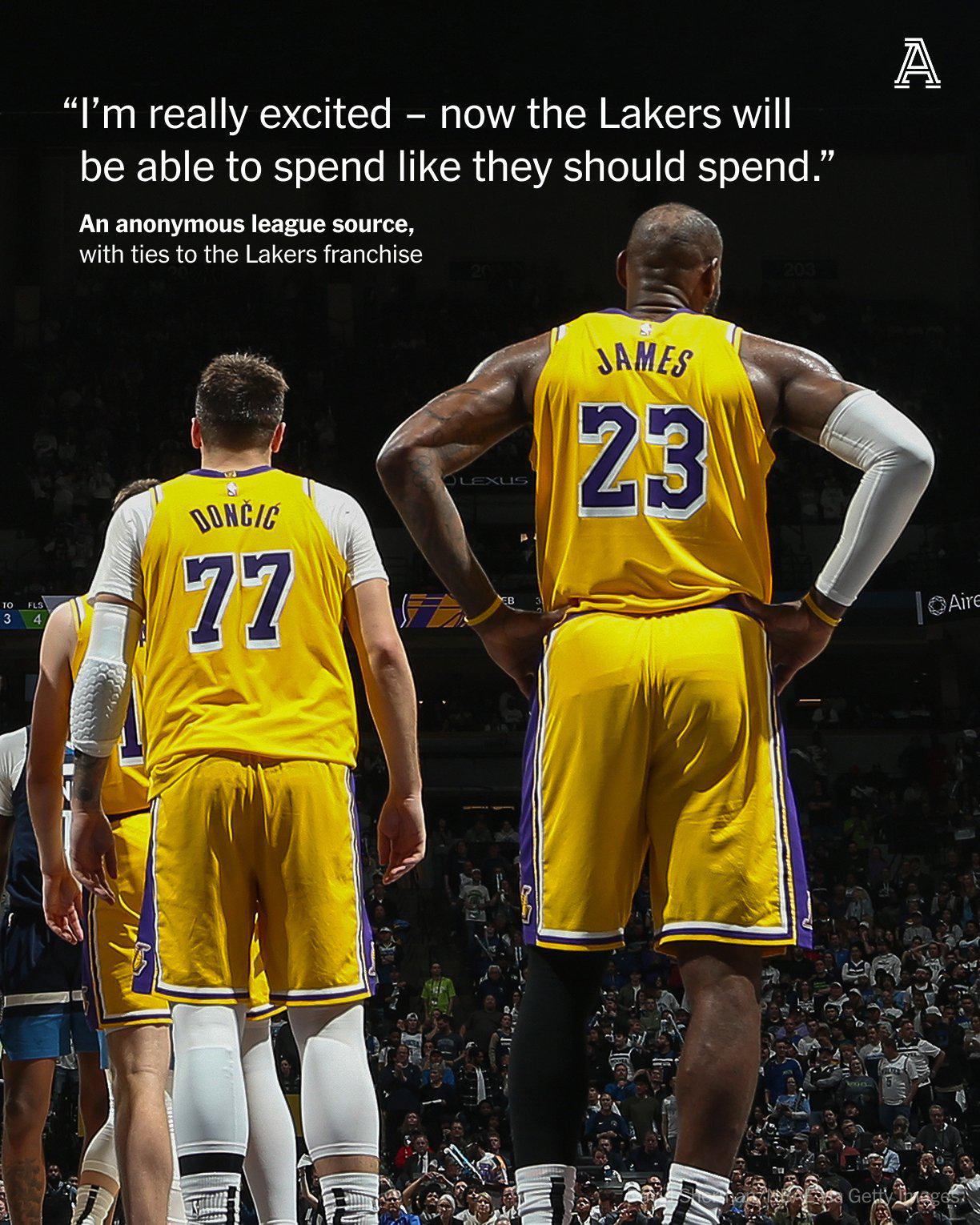 TA消息人士：我真的很兴奋 湖人终于能像他们该有的样子花钱了